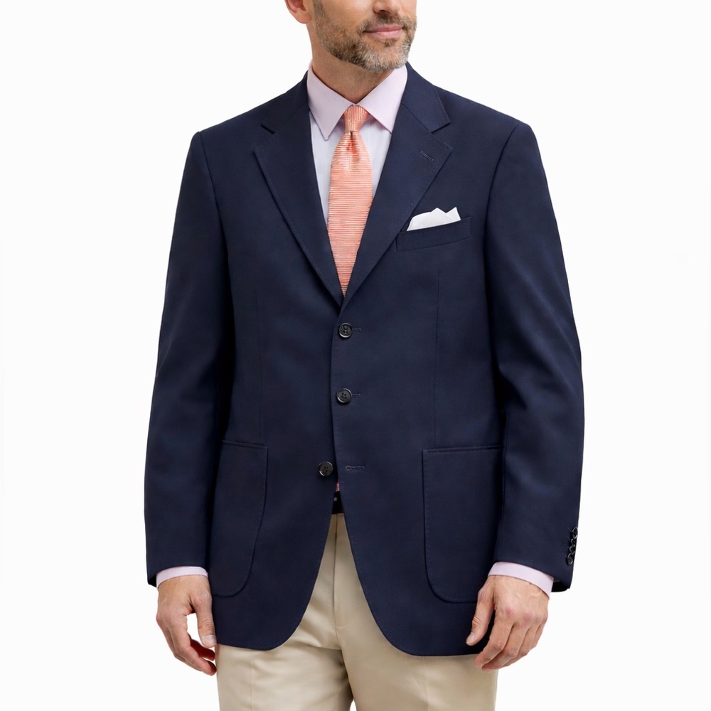 Tombolini Dark Blue Vintage Classic Blazer - made in Italy